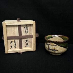 杉本貞光-織部茶碗